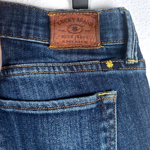 Lucky Brand Sweet N Crop Jeans Dark Wash Denim Womens Size 6/28 - Picture 12 of 12